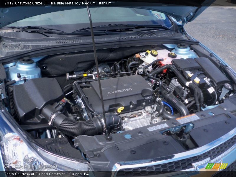 Ice Blue Metallic / Medium Titanium 2012 Chevrolet Cruze LT