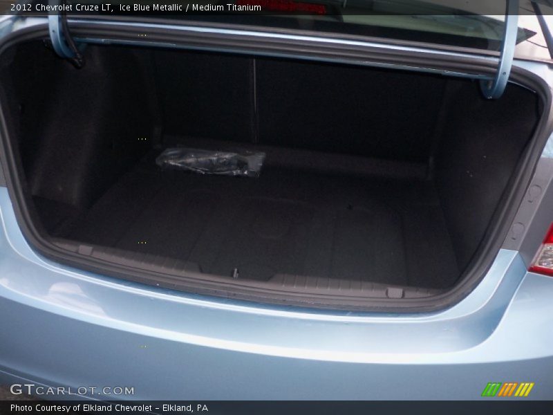 Ice Blue Metallic / Medium Titanium 2012 Chevrolet Cruze LT