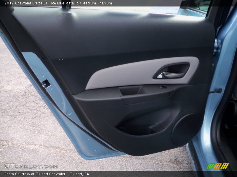 Ice Blue Metallic / Medium Titanium 2012 Chevrolet Cruze LT
