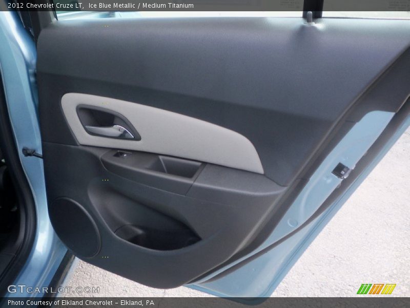 Ice Blue Metallic / Medium Titanium 2012 Chevrolet Cruze LT
