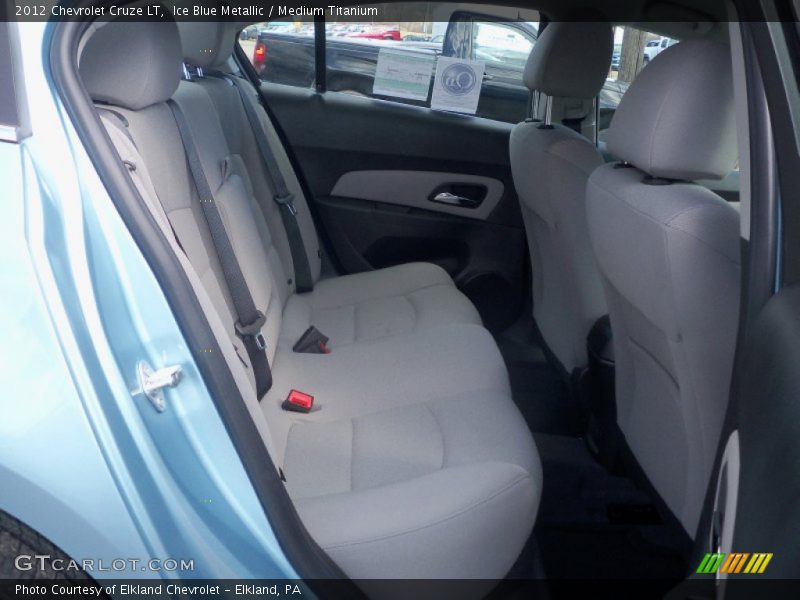Ice Blue Metallic / Medium Titanium 2012 Chevrolet Cruze LT