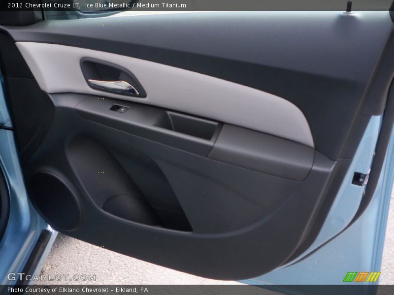 Ice Blue Metallic / Medium Titanium 2012 Chevrolet Cruze LT