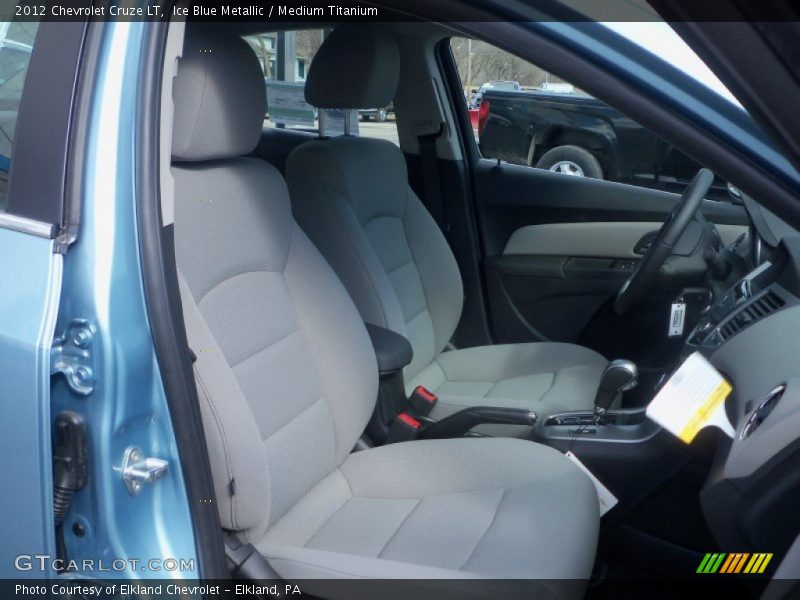 Ice Blue Metallic / Medium Titanium 2012 Chevrolet Cruze LT