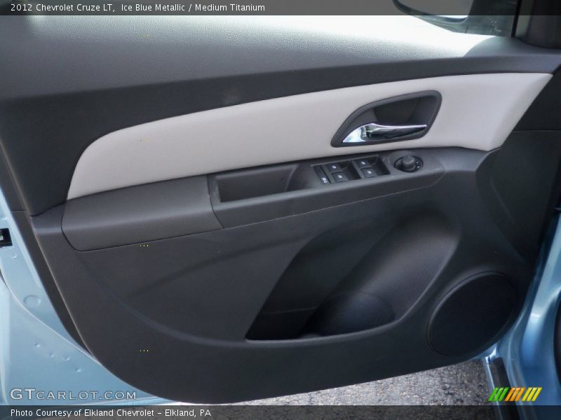 Ice Blue Metallic / Medium Titanium 2012 Chevrolet Cruze LT