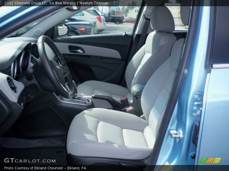 Ice Blue Metallic / Medium Titanium 2012 Chevrolet Cruze LT