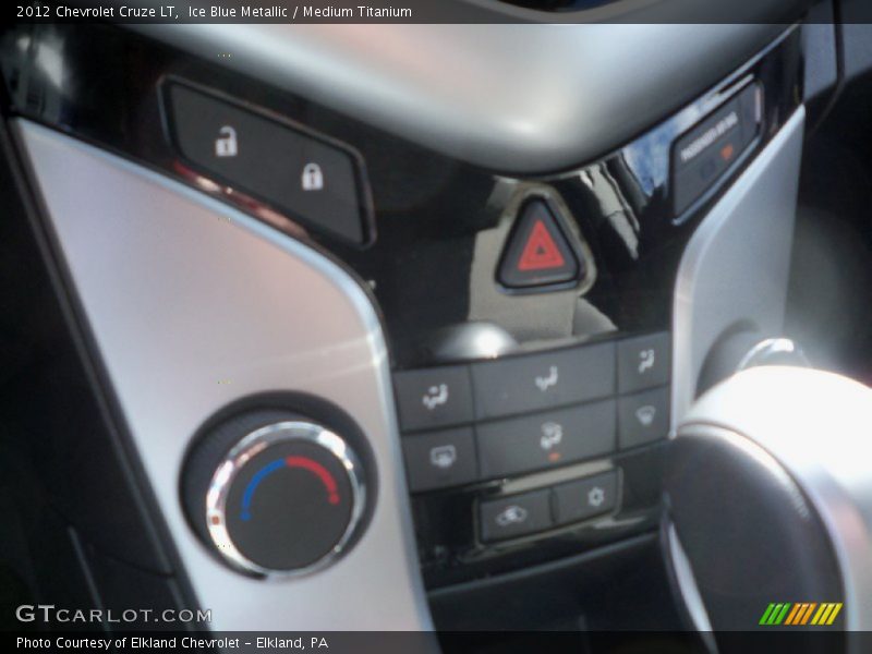 Ice Blue Metallic / Medium Titanium 2012 Chevrolet Cruze LT