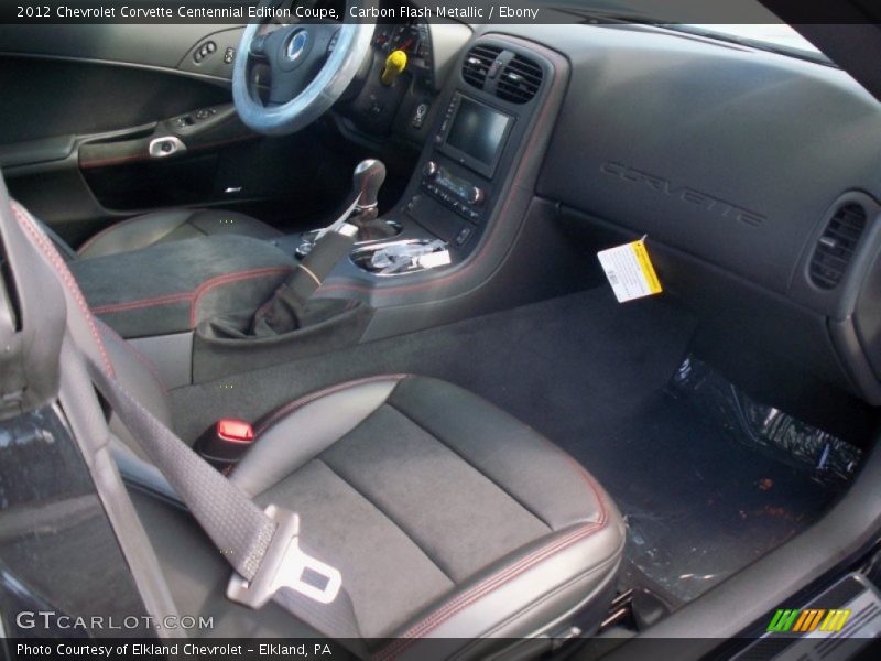  2012 Corvette Centennial Edition Coupe Ebony Interior