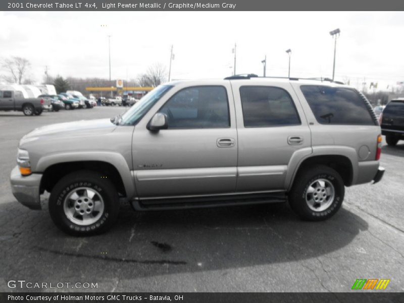 Light Pewter Metallic / Graphite/Medium Gray 2001 Chevrolet Tahoe LT 4x4