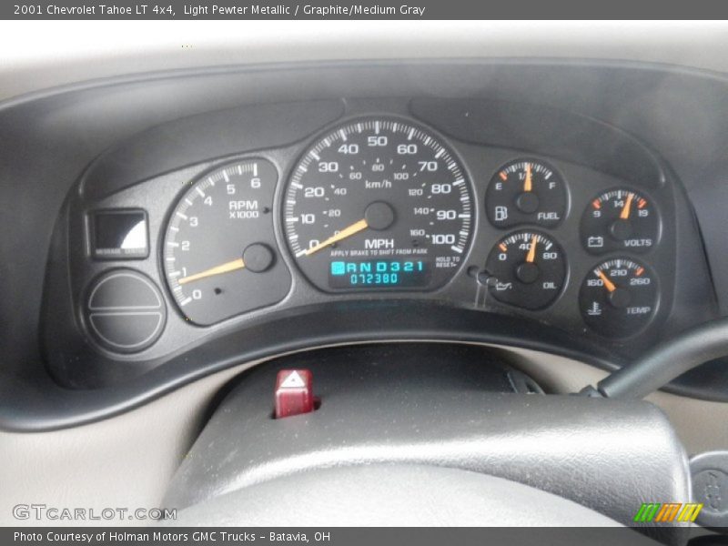  2001 Tahoe LT 4x4 LT 4x4 Gauges