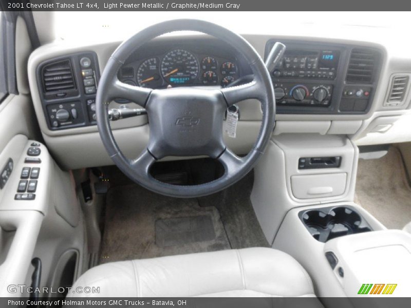 Light Pewter Metallic / Graphite/Medium Gray 2001 Chevrolet Tahoe LT 4x4