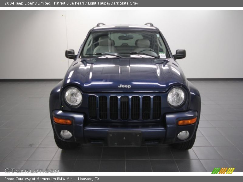 Patriot Blue Pearl / Light Taupe/Dark Slate Gray 2004 Jeep Liberty Limited