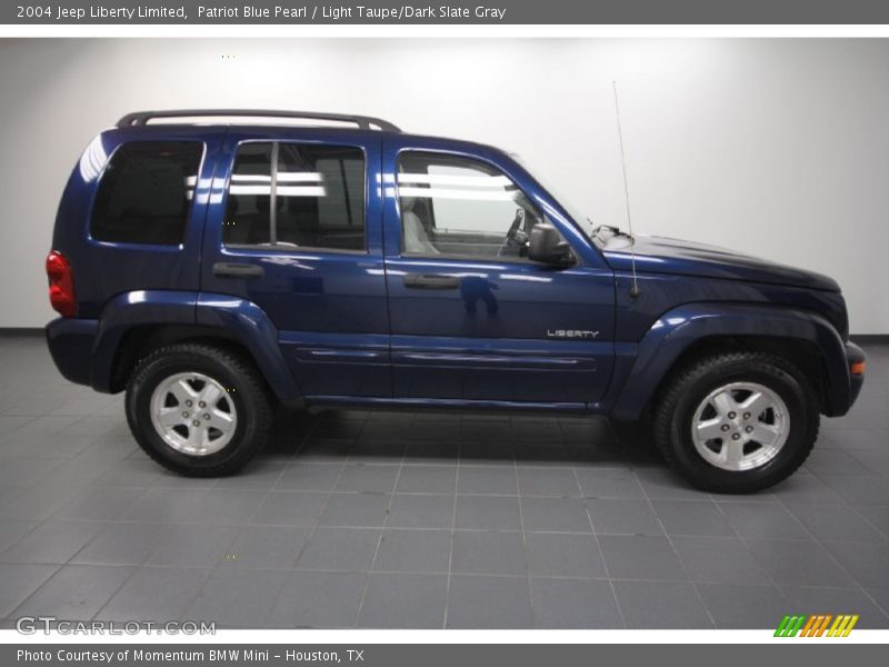 Patriot Blue Pearl / Light Taupe/Dark Slate Gray 2004 Jeep Liberty Limited