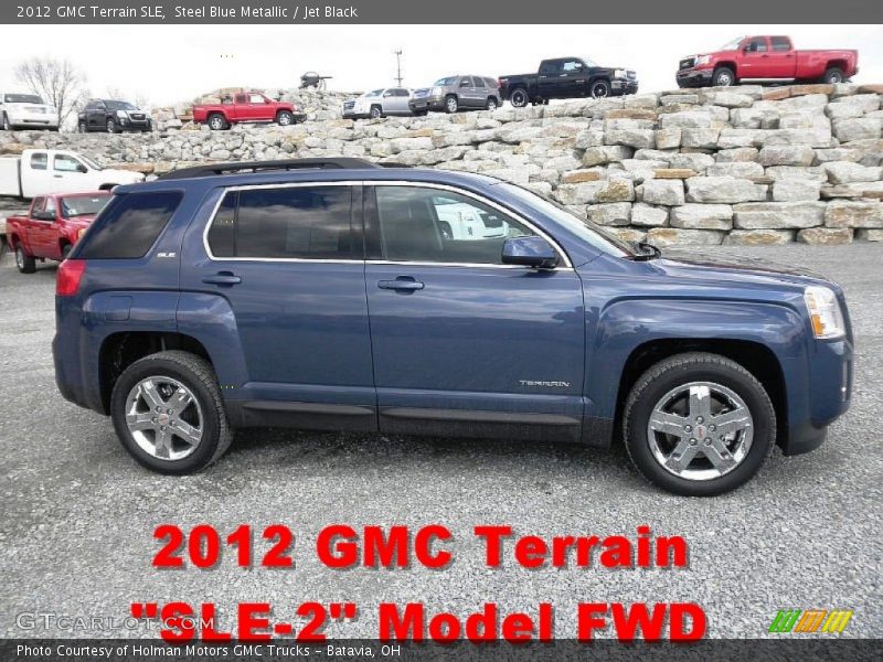 Steel Blue Metallic / Jet Black 2012 GMC Terrain SLE