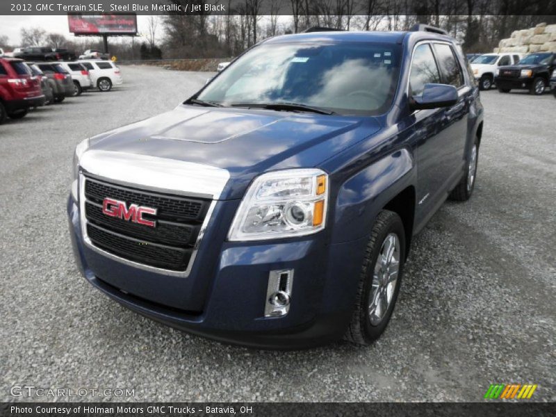Steel Blue Metallic / Jet Black 2012 GMC Terrain SLE