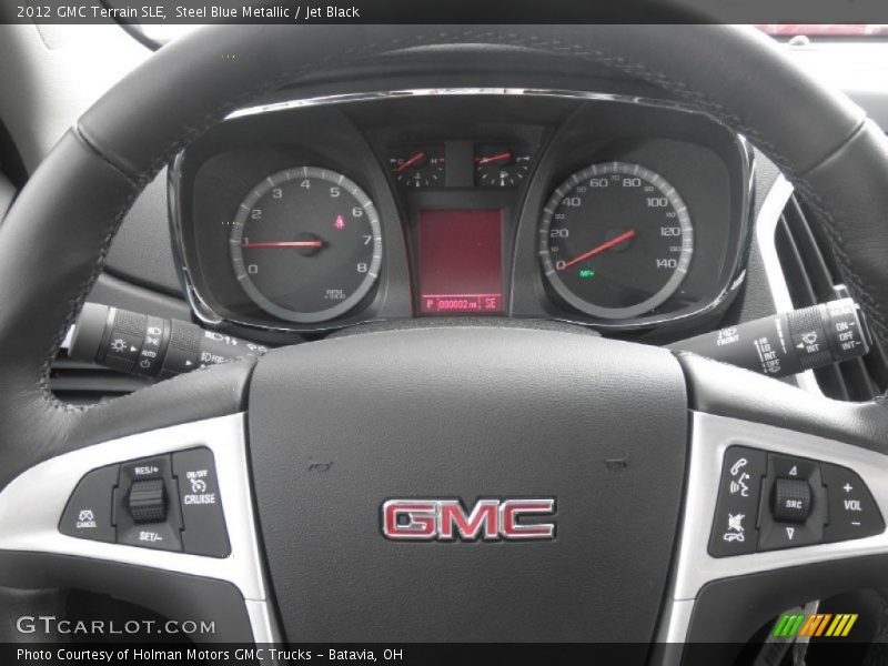 Steel Blue Metallic / Jet Black 2012 GMC Terrain SLE