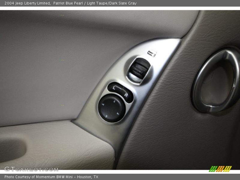 Patriot Blue Pearl / Light Taupe/Dark Slate Gray 2004 Jeep Liberty Limited