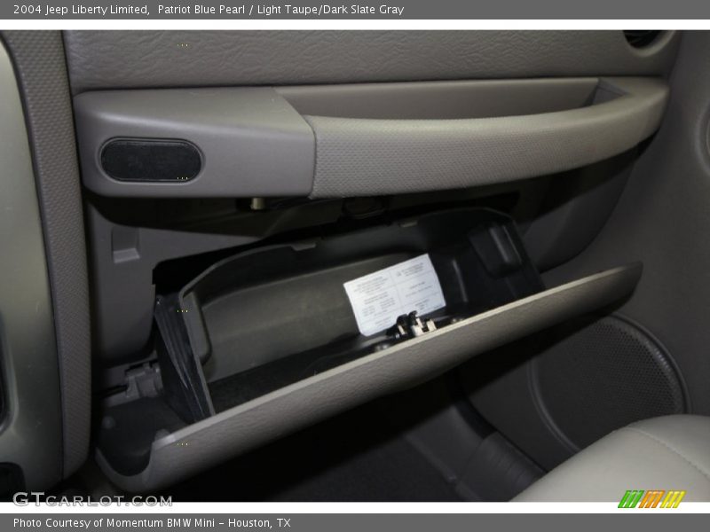 Patriot Blue Pearl / Light Taupe/Dark Slate Gray 2004 Jeep Liberty Limited