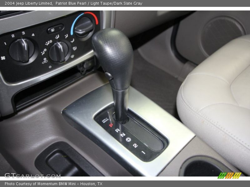 Patriot Blue Pearl / Light Taupe/Dark Slate Gray 2004 Jeep Liberty Limited
