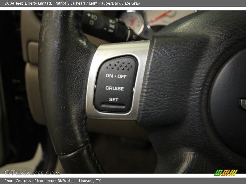 Patriot Blue Pearl / Light Taupe/Dark Slate Gray 2004 Jeep Liberty Limited