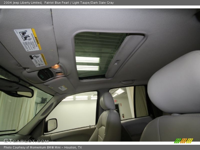 Patriot Blue Pearl / Light Taupe/Dark Slate Gray 2004 Jeep Liberty Limited