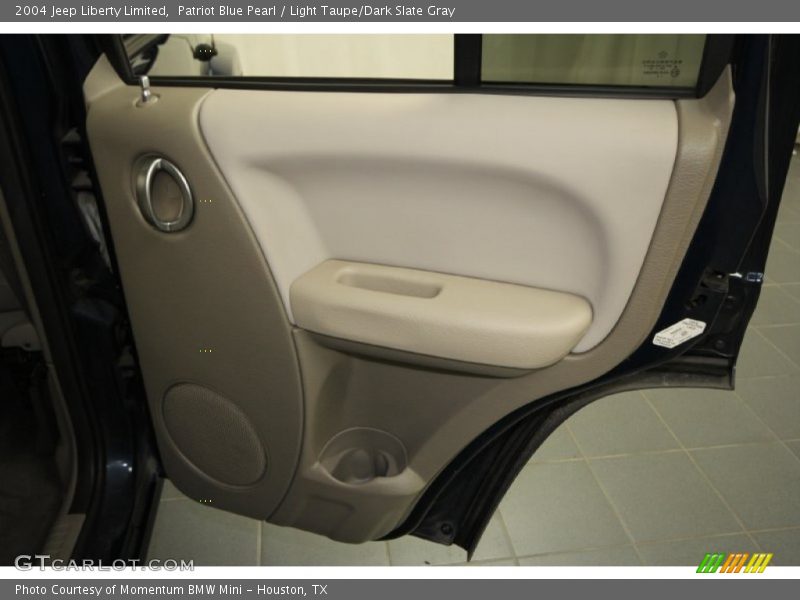 Patriot Blue Pearl / Light Taupe/Dark Slate Gray 2004 Jeep Liberty Limited