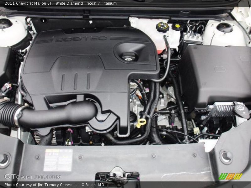 White Diamond Tricoat / Titanium 2011 Chevrolet Malibu LT