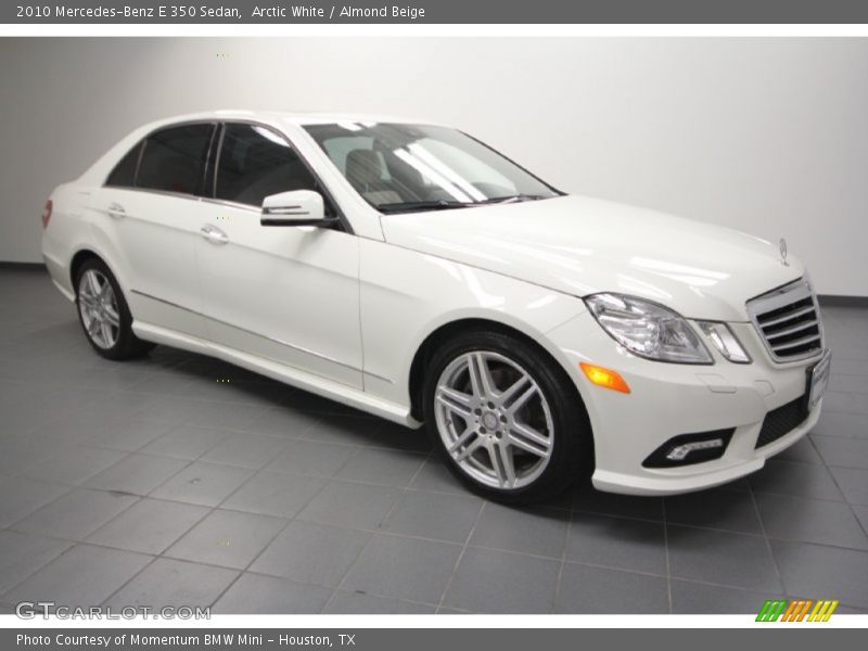Arctic White / Almond Beige 2010 Mercedes-Benz E 350 Sedan