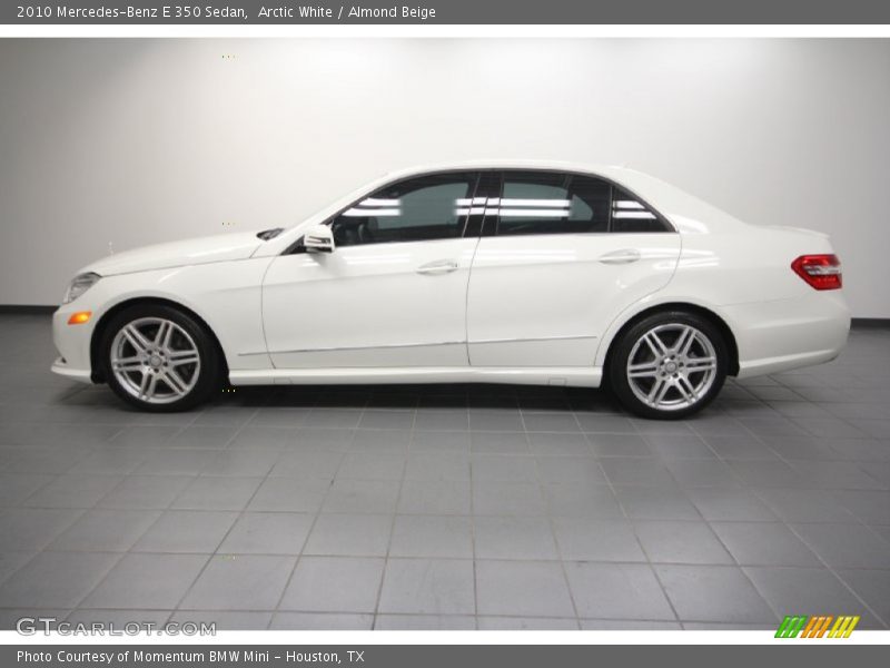 Arctic White / Almond Beige 2010 Mercedes-Benz E 350 Sedan