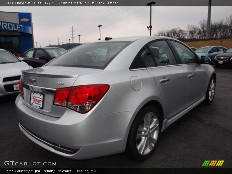 Silver Ice Metallic / Jet Black Leather 2011 Chevrolet Cruze LTZ/RS