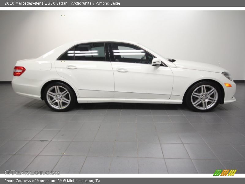 Arctic White / Almond Beige 2010 Mercedes-Benz E 350 Sedan