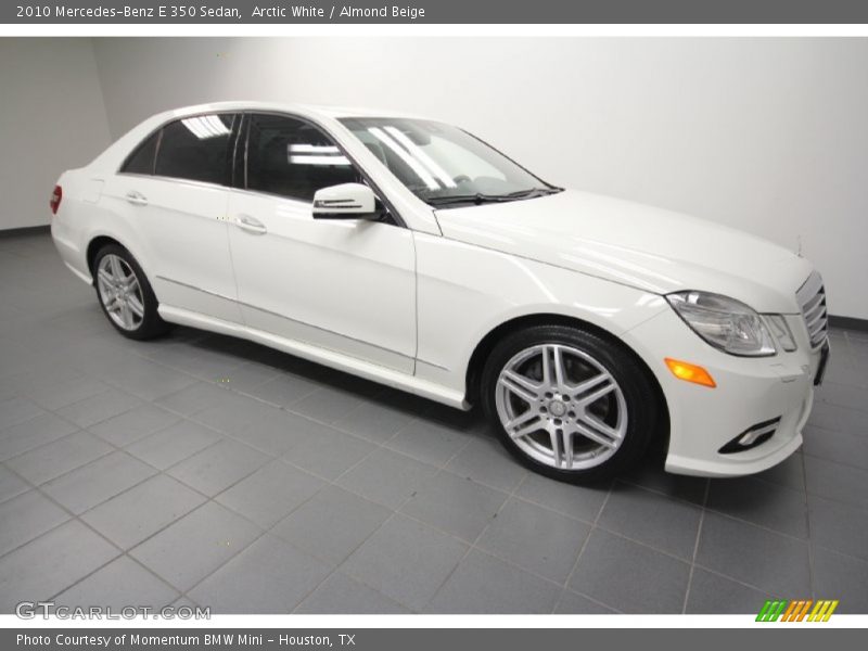 Arctic White / Almond Beige 2010 Mercedes-Benz E 350 Sedan