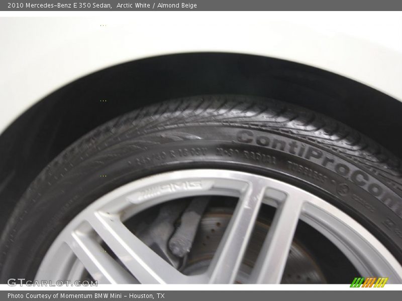 Arctic White / Almond Beige 2010 Mercedes-Benz E 350 Sedan