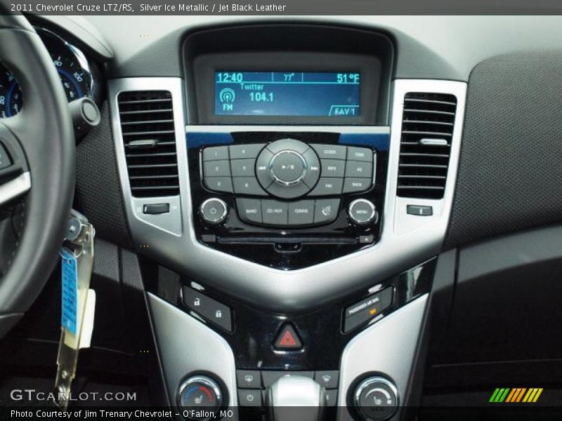 Silver Ice Metallic / Jet Black Leather 2011 Chevrolet Cruze LTZ/RS