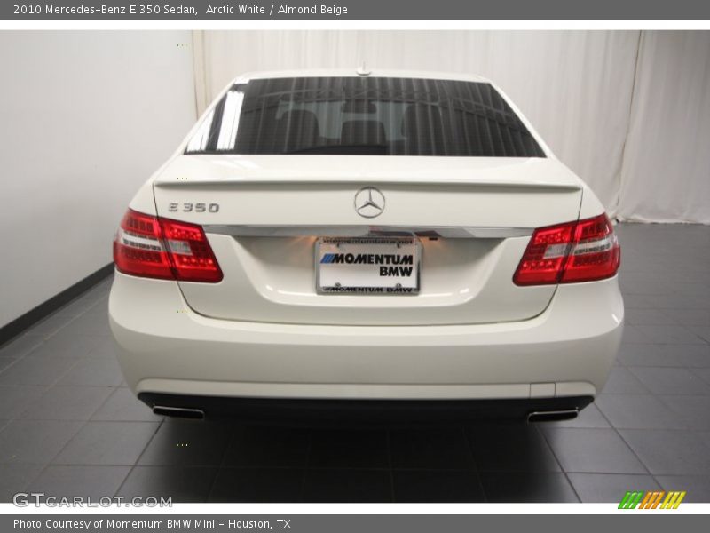 Arctic White / Almond Beige 2010 Mercedes-Benz E 350 Sedan