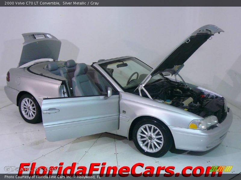 Silver Metallic / Gray 2000 Volvo C70 LT Convertible