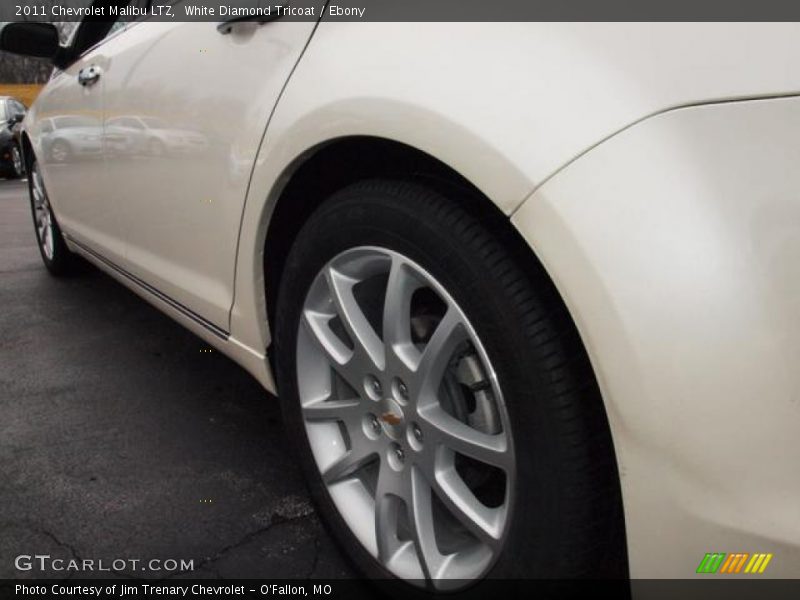 White Diamond Tricoat / Ebony 2011 Chevrolet Malibu LTZ