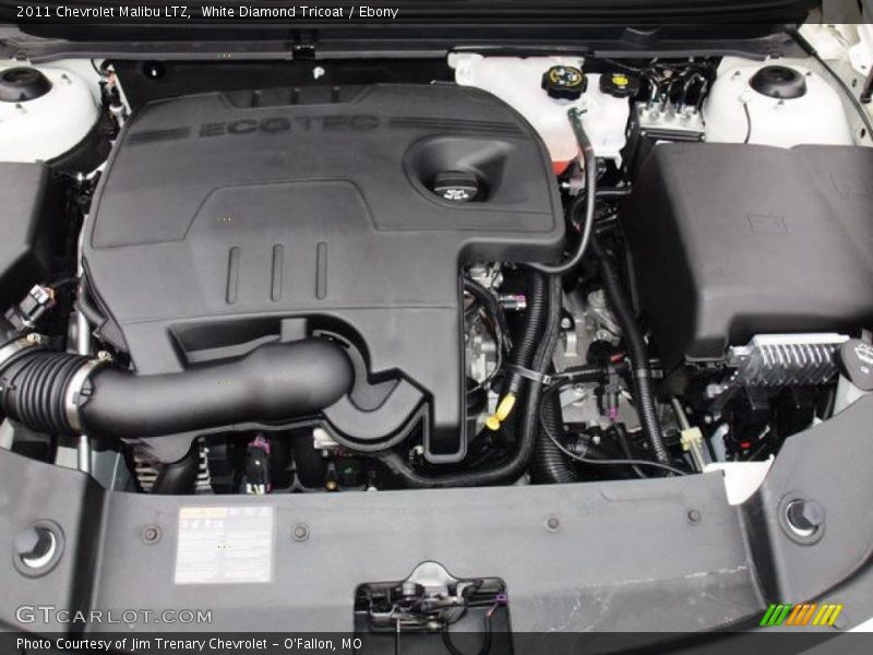 White Diamond Tricoat / Ebony 2011 Chevrolet Malibu LTZ