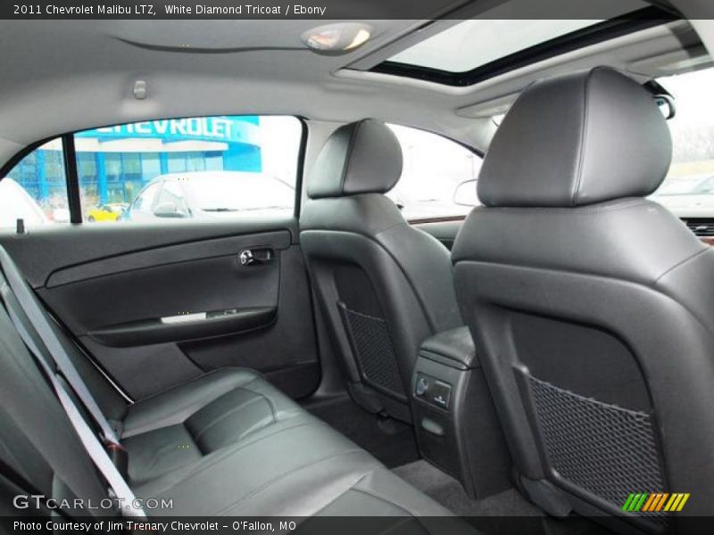 White Diamond Tricoat / Ebony 2011 Chevrolet Malibu LTZ