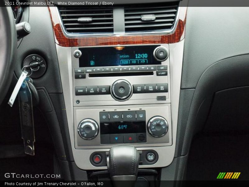 White Diamond Tricoat / Ebony 2011 Chevrolet Malibu LTZ
