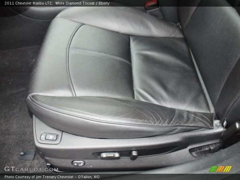 White Diamond Tricoat / Ebony 2011 Chevrolet Malibu LTZ