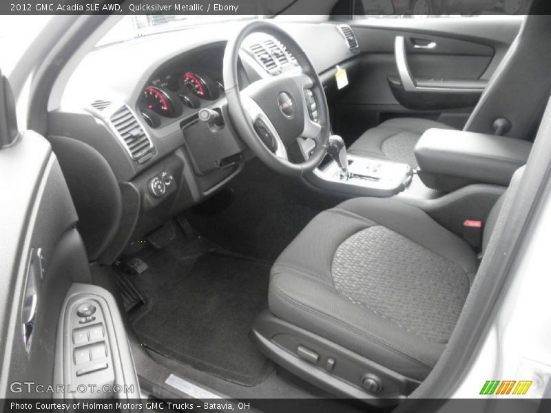 Quicksilver Metallic / Ebony 2012 GMC Acadia SLE AWD