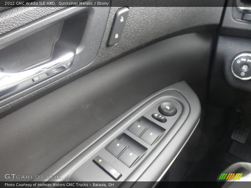 Quicksilver Metallic / Ebony 2012 GMC Acadia SLE AWD