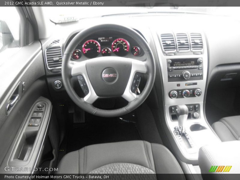 Quicksilver Metallic / Ebony 2012 GMC Acadia SLE AWD