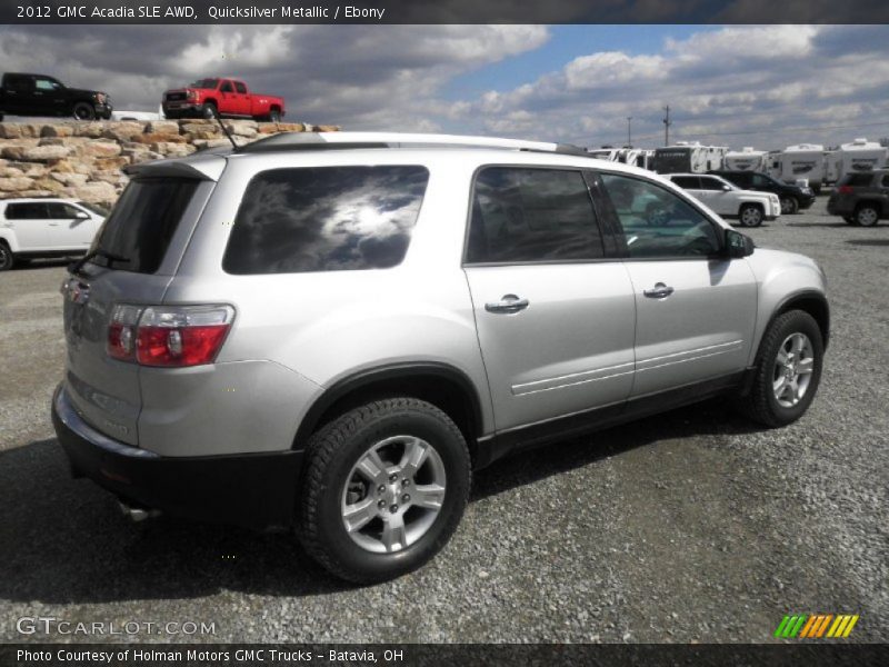Quicksilver Metallic / Ebony 2012 GMC Acadia SLE AWD
