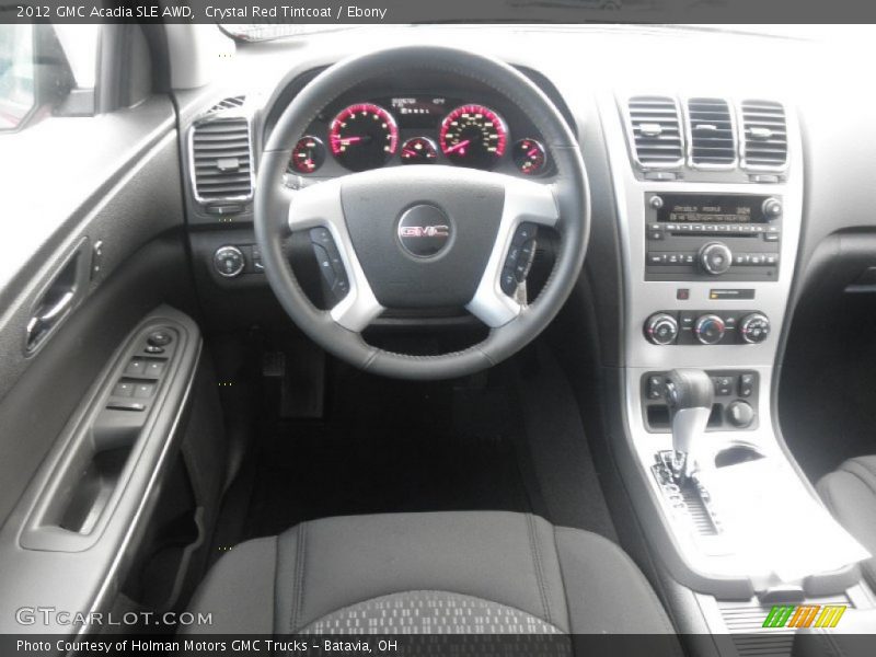 Crystal Red Tintcoat / Ebony 2012 GMC Acadia SLE AWD