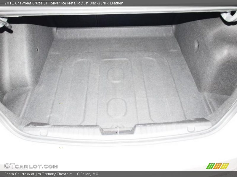 Silver Ice Metallic / Jet Black/Brick Leather 2011 Chevrolet Cruze LT