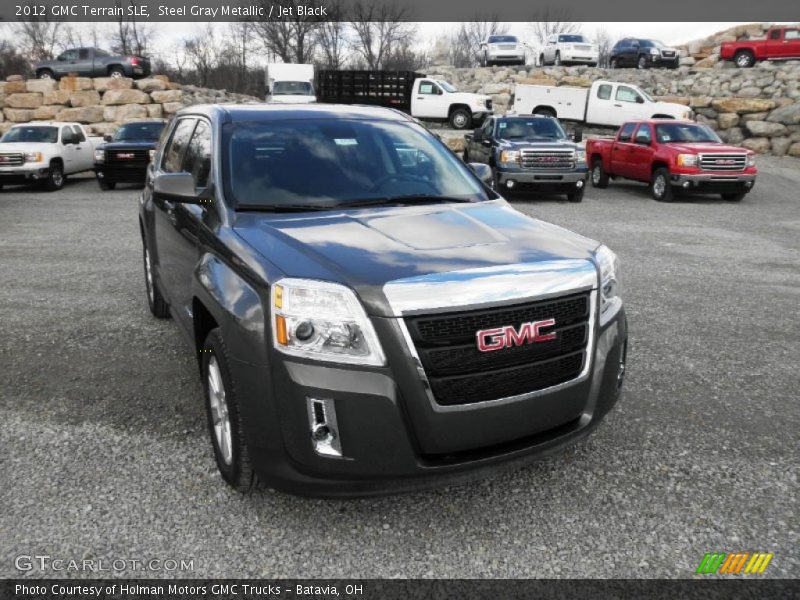Steel Gray Metallic / Jet Black 2012 GMC Terrain SLE