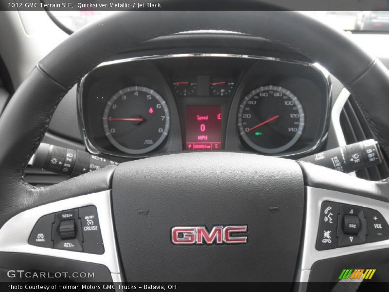 Quicksilver Metallic / Jet Black 2012 GMC Terrain SLE