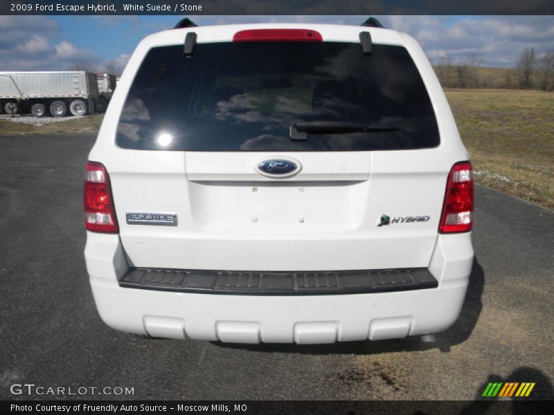 White Suede / Stone 2009 Ford Escape Hybrid