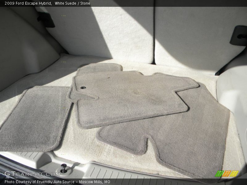 White Suede / Stone 2009 Ford Escape Hybrid